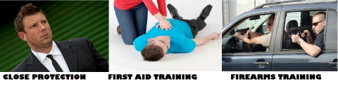 Close Protection, First Aid and Firearms Training